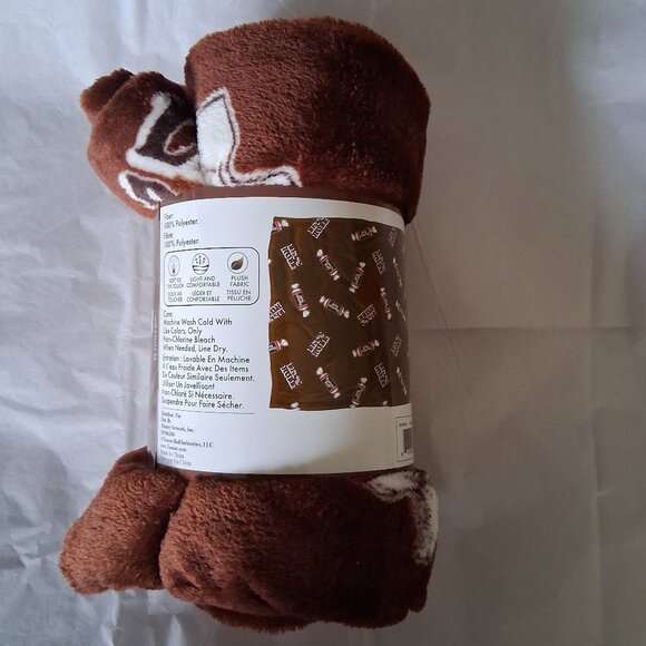 Tootsie Roll Plush Throw Blanket (50×60) - Picture 2 of 7